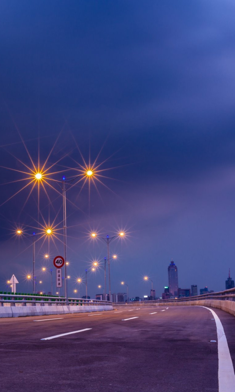 Обои Bridge in China 768x1280