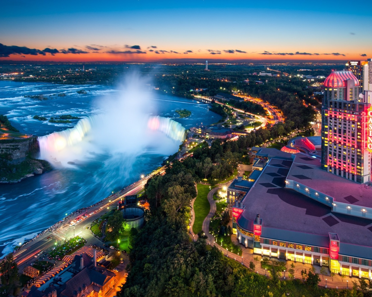 Screenshot №1 pro téma Niagara Falls Ontario 1280x1024