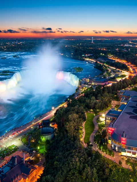 Fondo de pantalla Niagara Falls Ontario 480x640