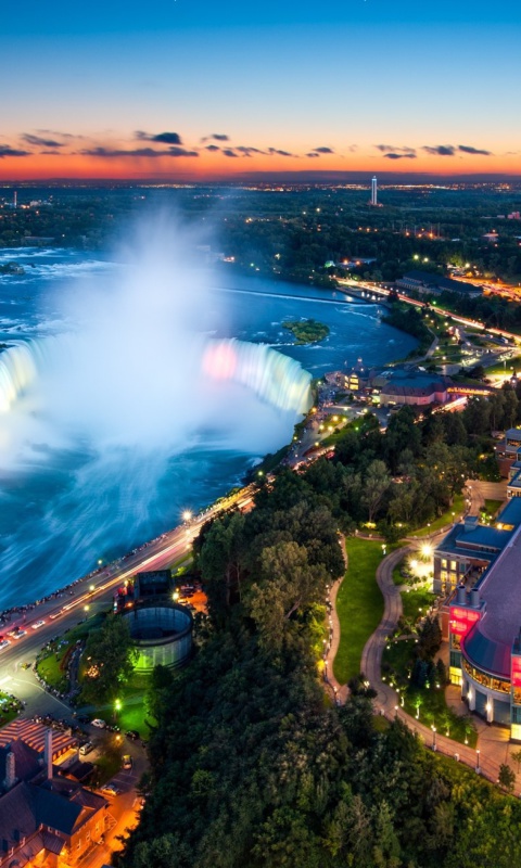 Sfondi Niagara Falls Ontario 480x800