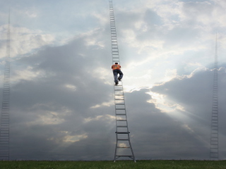 Ladder To Heaven wallpaper 320x240