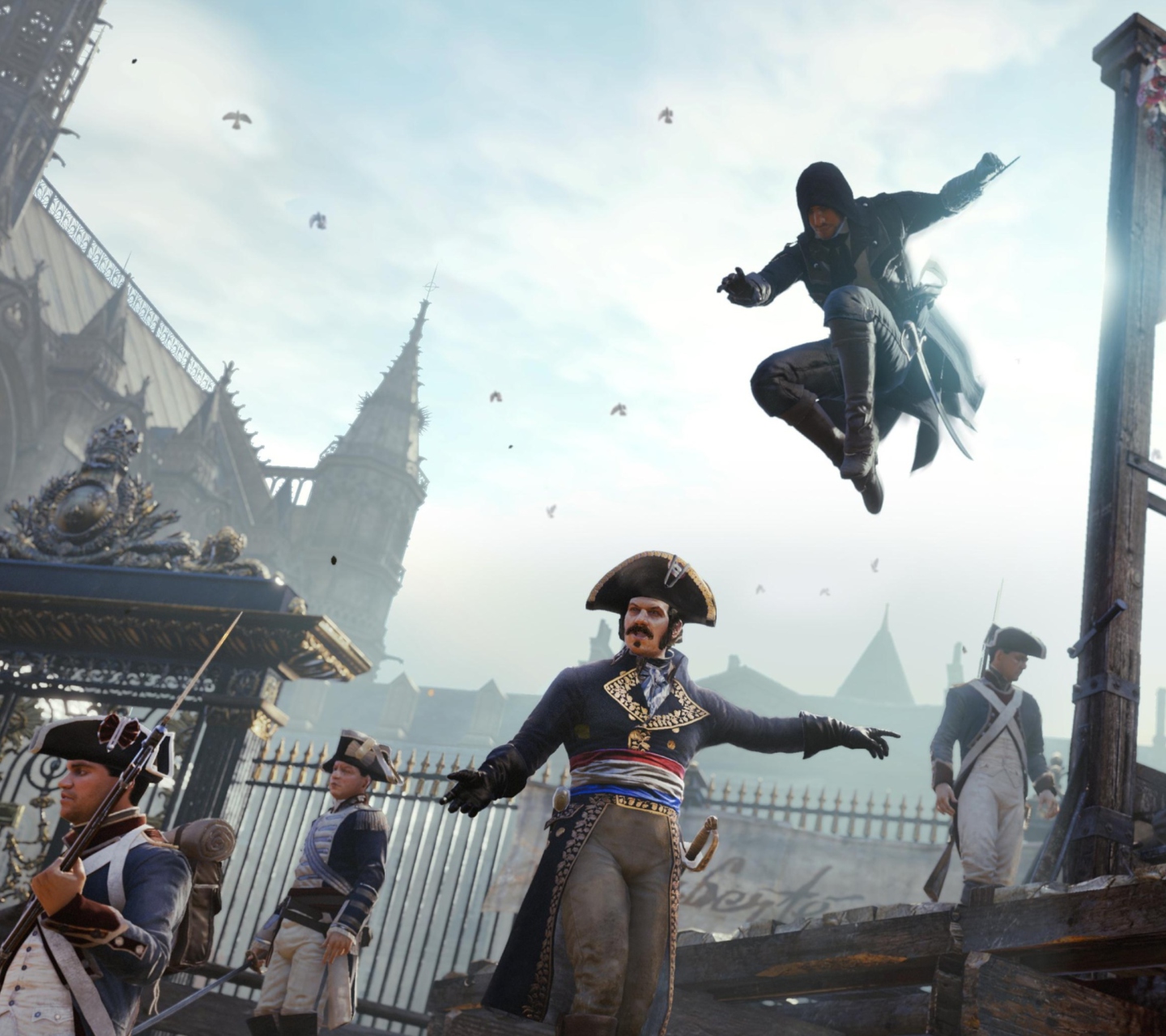 Fondo de pantalla Assassin's Creed Unity 1440x1280