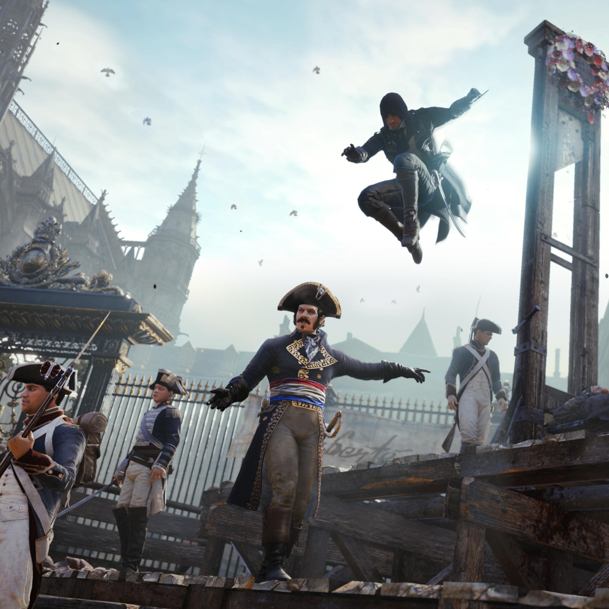 Das Assassin's Creed Unity Wallpaper 2048x2048