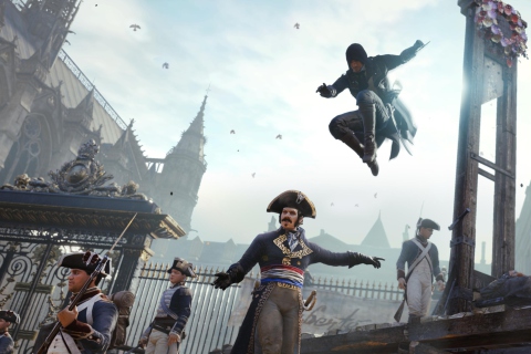Assassin's Creed Unity wallpaper 480x320