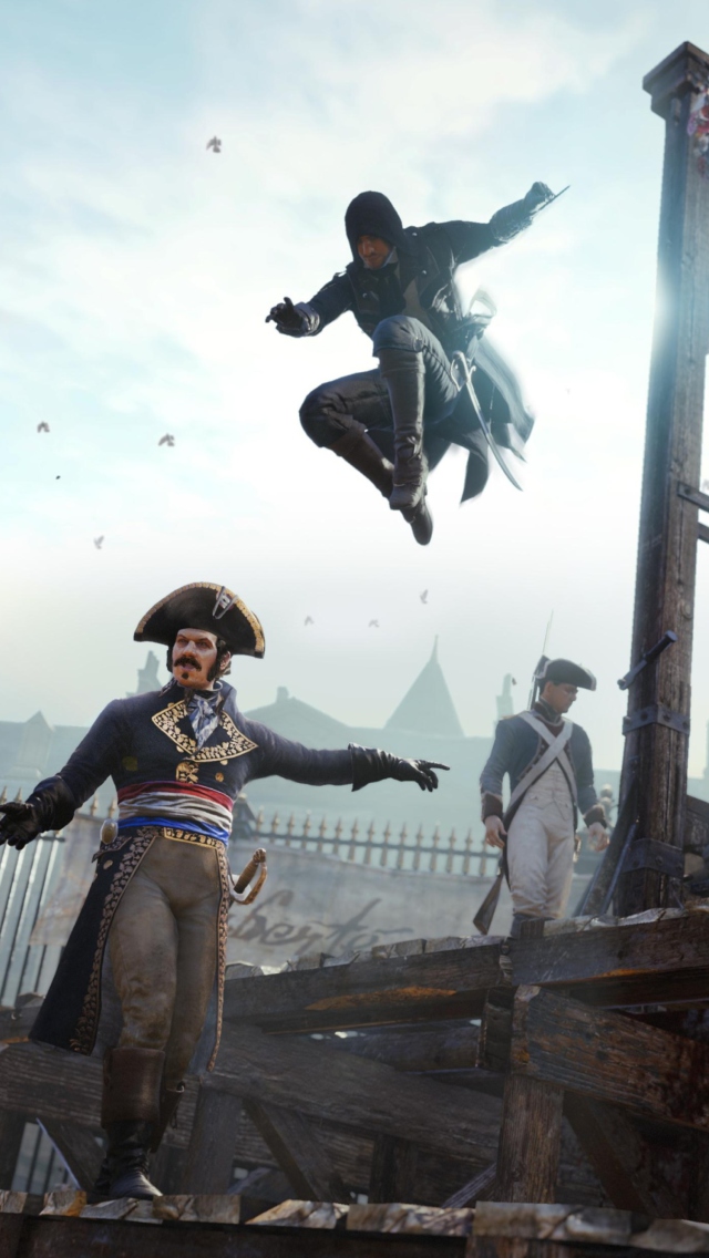 Assassin's Creed Unity wallpaper 640x1136