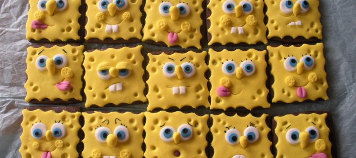 Screenshot №1 pro téma Spongebop Squarepants Cookies 720x320
