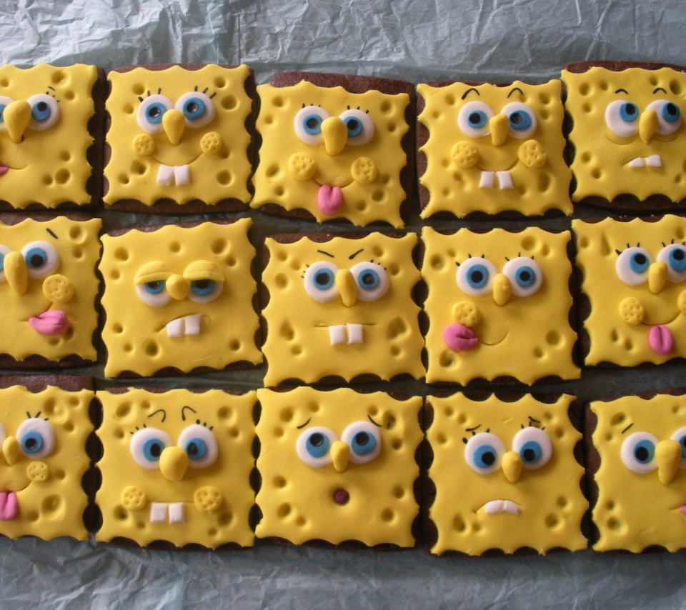 Fondo de pantalla Spongebop Squarepants Cookies 960x854