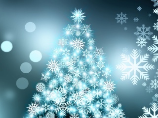 Das Joyous Christmas Wallpaper 320x240