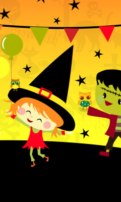 Screenshot №1 pro téma Halloween Trick or treating Party 240x400