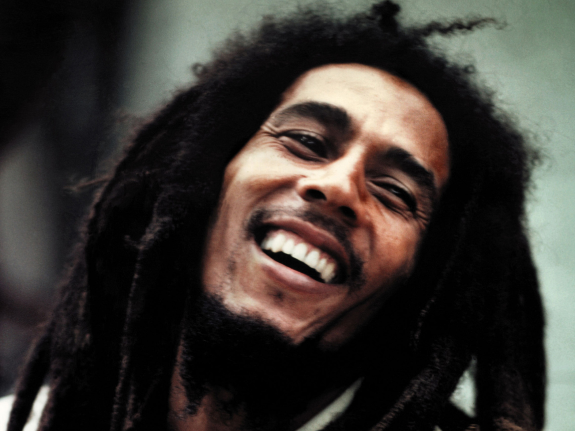 Fondo de pantalla Bob Marley Smile 1152x864