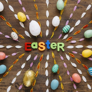 Kostenloses Easter congratulation Wallpaper für 1024x1024