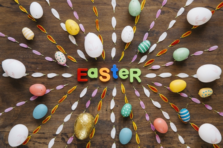 Easter congratulation wallpaper