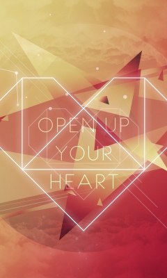 Screenshot №1 pro téma Open Up Your Heart 240x400