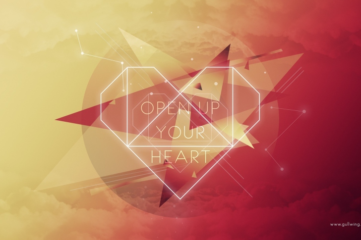 Das Open Up Your Heart Wallpaper