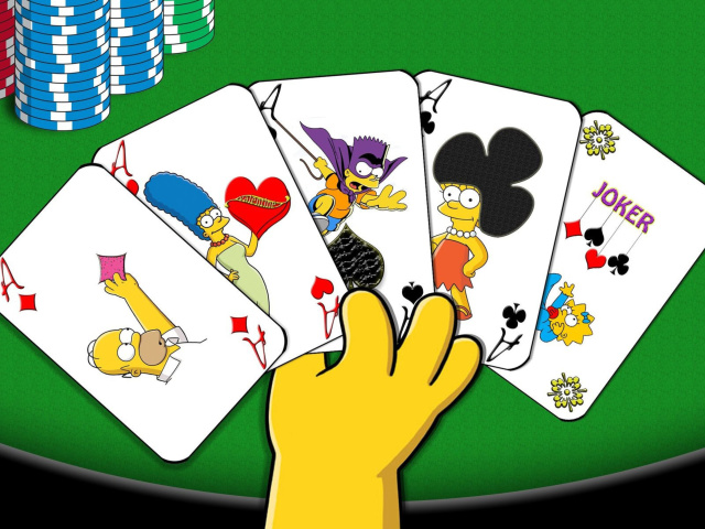 Screenshot №1 pro téma Simpsons Cards 640x480