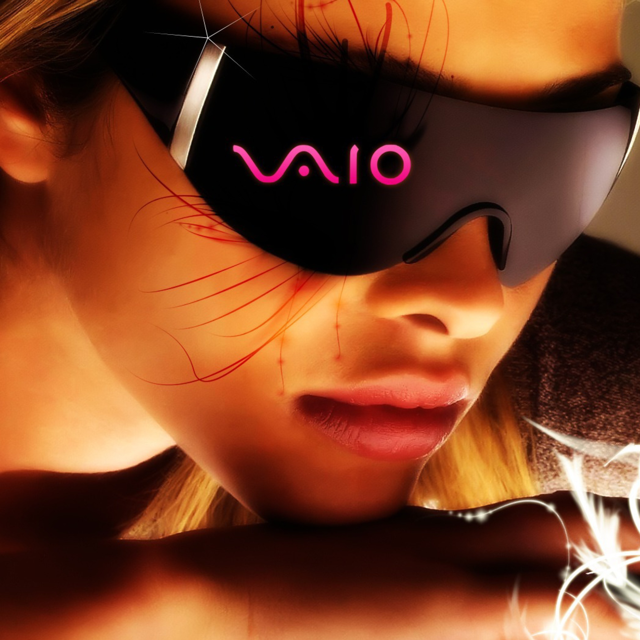 Das Sony Vaio 3d Glasses Wallpaper 2048x2048