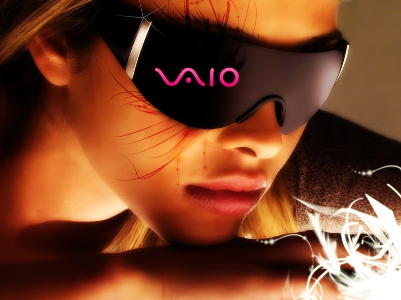 Sony Vaio 3d Glasses wallpaper 800x600
