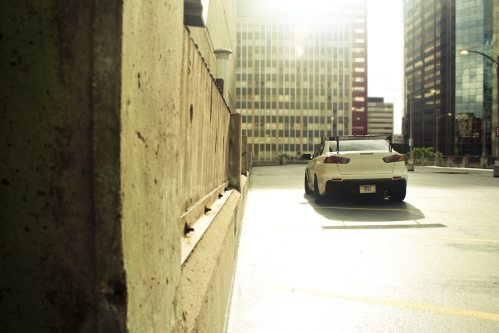 Mitsubishi Lancer Evo Urban wallpaper