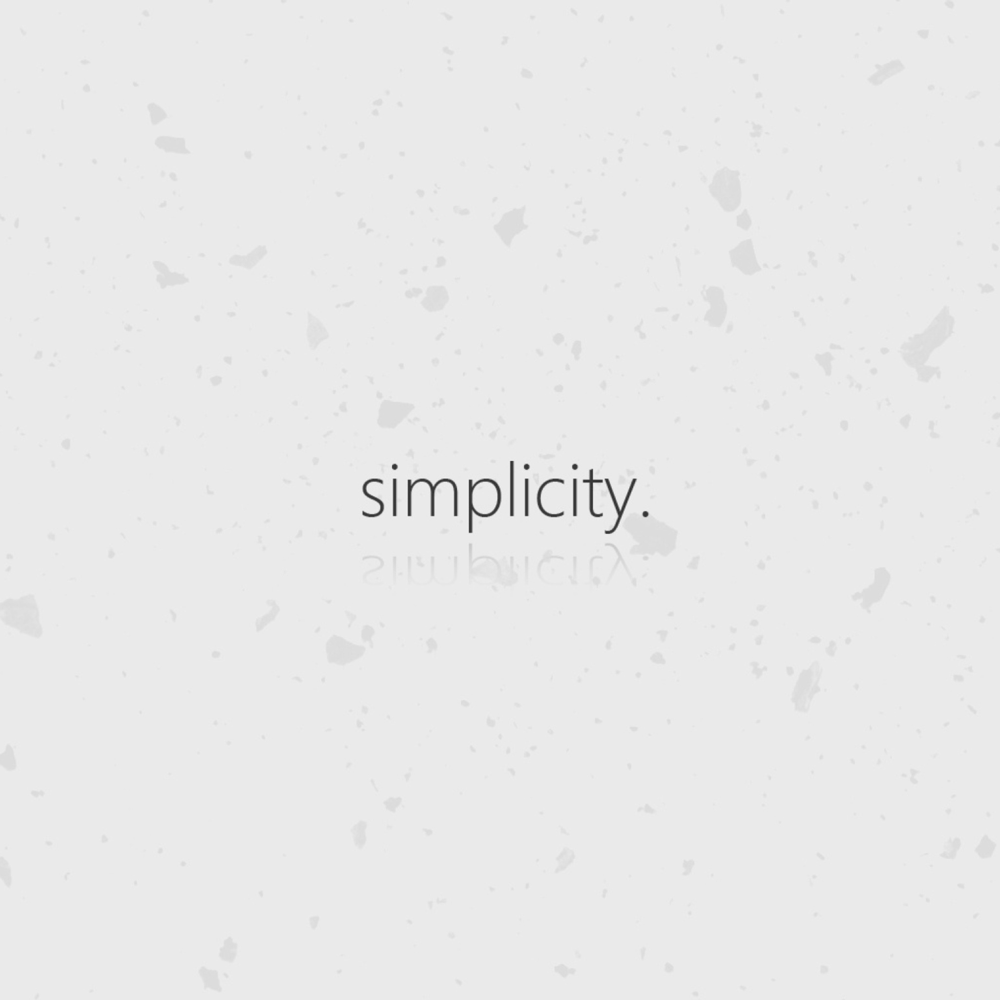 Das Simplicity Wallpaper 2048x2048