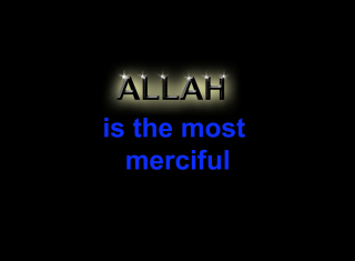 Allah Is The Most Merciful - Obrázkek zdarma 