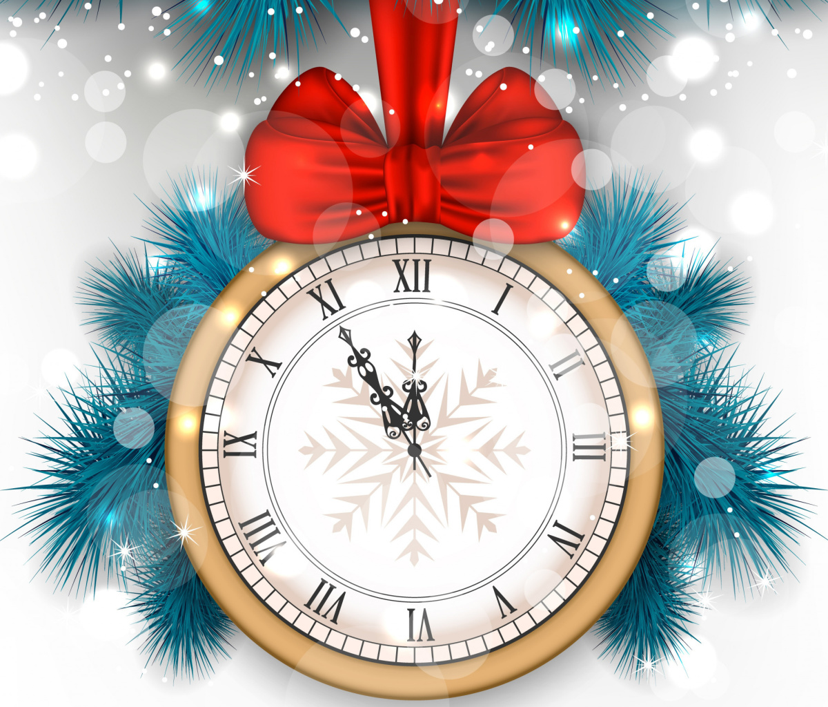 Screenshot №1 pro téma New Year Clock 1200x1024