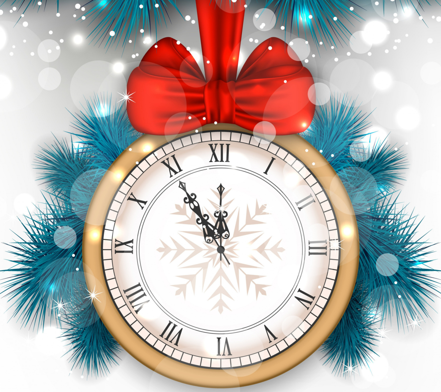 Screenshot №1 pro téma New Year Clock 1440x1280