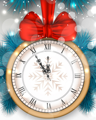 New Year Clock - Fondos de pantalla gratis para 750x1334