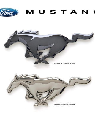 Mustang Badge Wallpaper for 768x1280