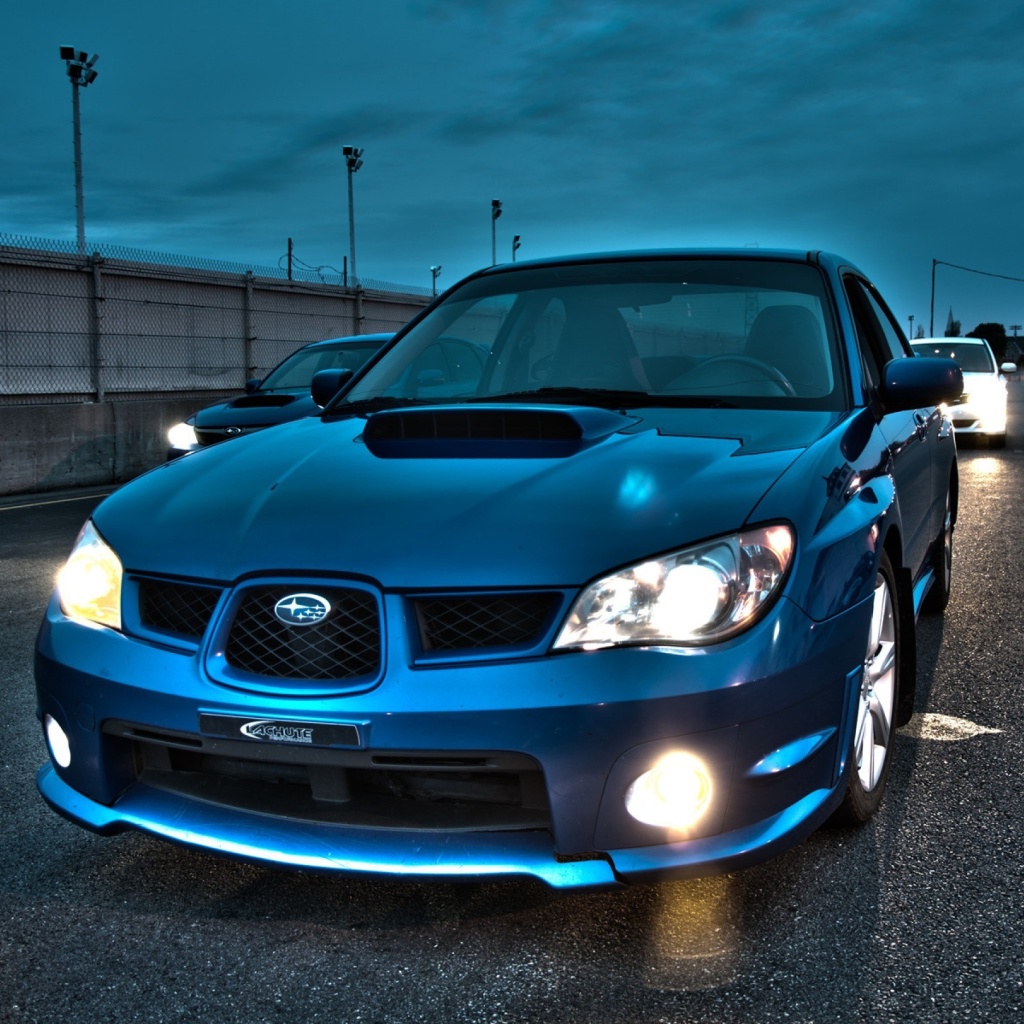 Das Subaru WRX STI Wallpaper 1024x1024