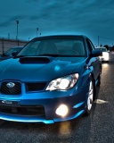 Das Subaru WRX STI Wallpaper 128x160