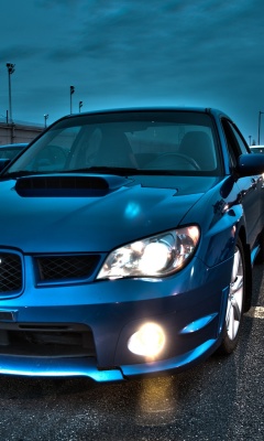 Das Subaru WRX STI Wallpaper 240x400