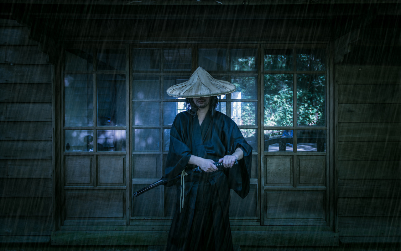 Fondo de pantalla Samurai Japanese Warrior 1280x800