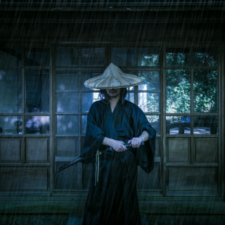 Kostenloses Samurai Japanese Warrior Wallpaper für iPad 3