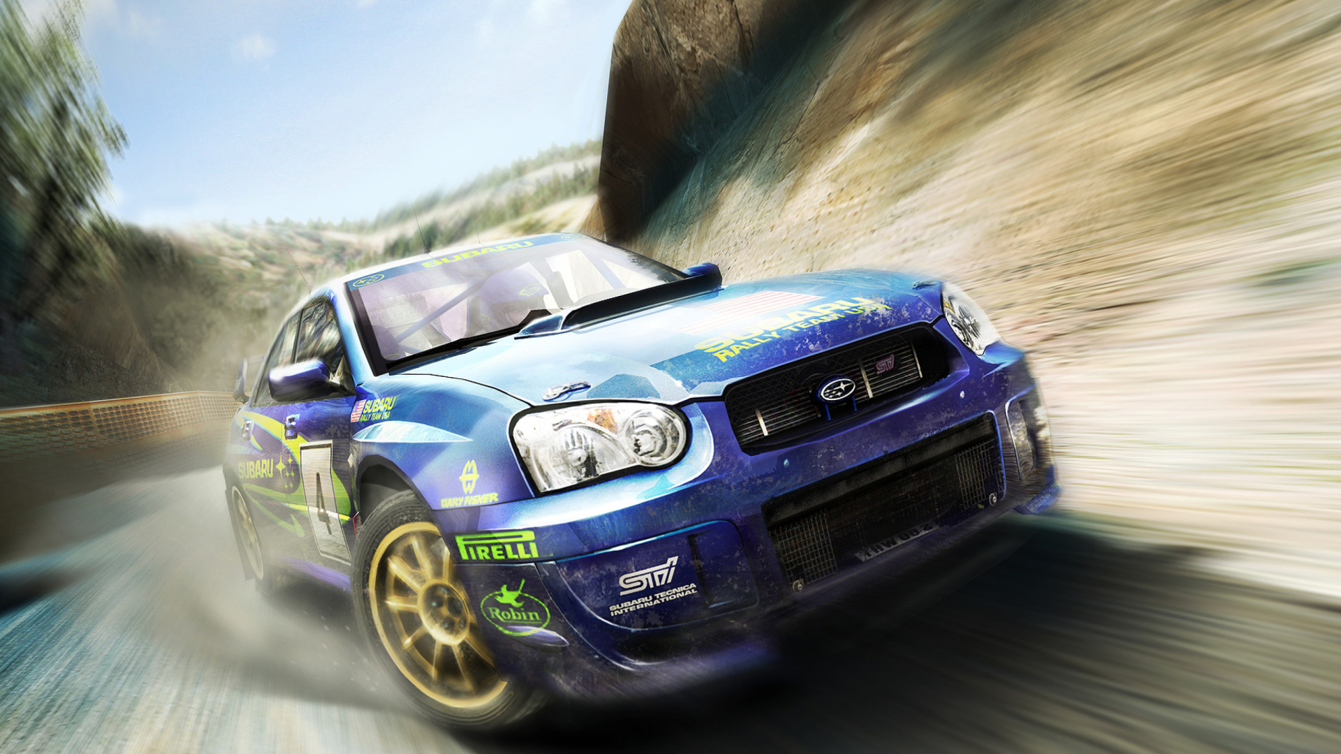 Screenshot №1 pro téma Colin Mcrae Rally 1920x1080