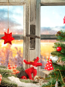 Sfondi Christmas Window Home Decor 132x176