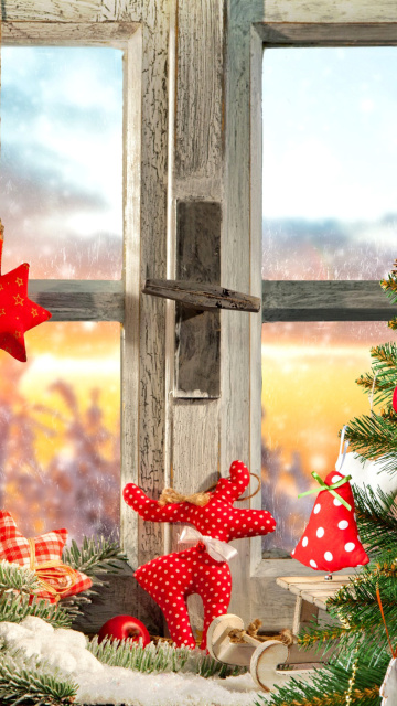 Christmas Window Home Decor screenshot #1 360x640