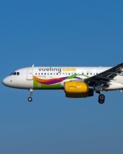 Das Airbus A320 Vueling Airlines Wallpaper 176x220