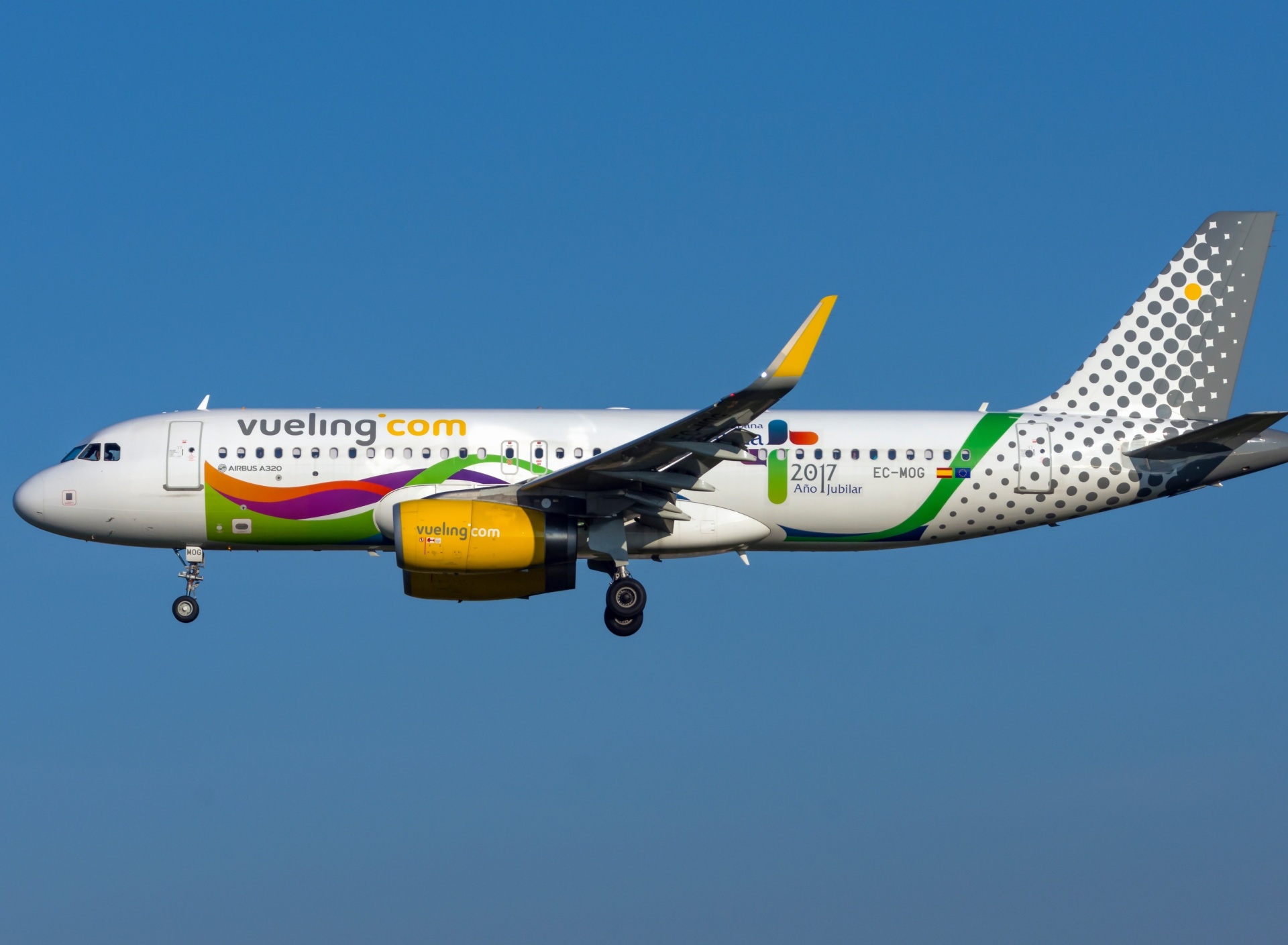 Das Airbus A320 Vueling Airlines Wallpaper 1920x1408