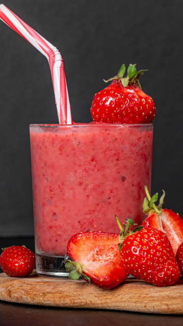 Strawberry smoothie screenshot #1 360x640