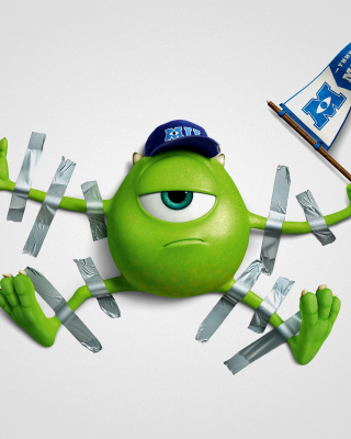 Monsters University, Mike Wazowski, Green Monster - Obrázkek zdarma pro iPhone 4S