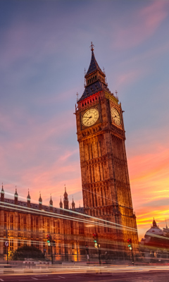 London England Big Ben wallpaper 240x400