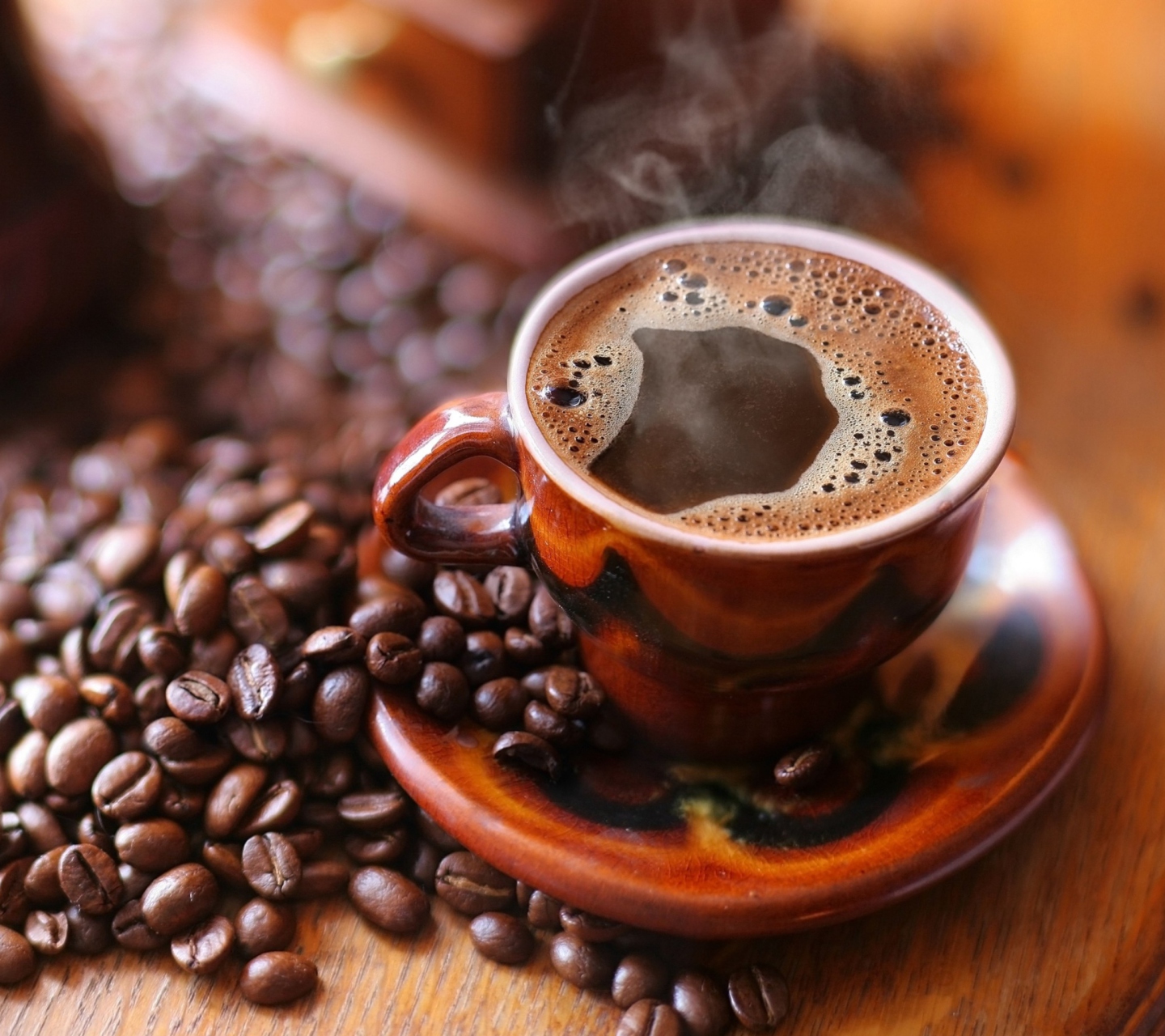 Das Taste Of Real Coffee Wallpaper 1440x1280