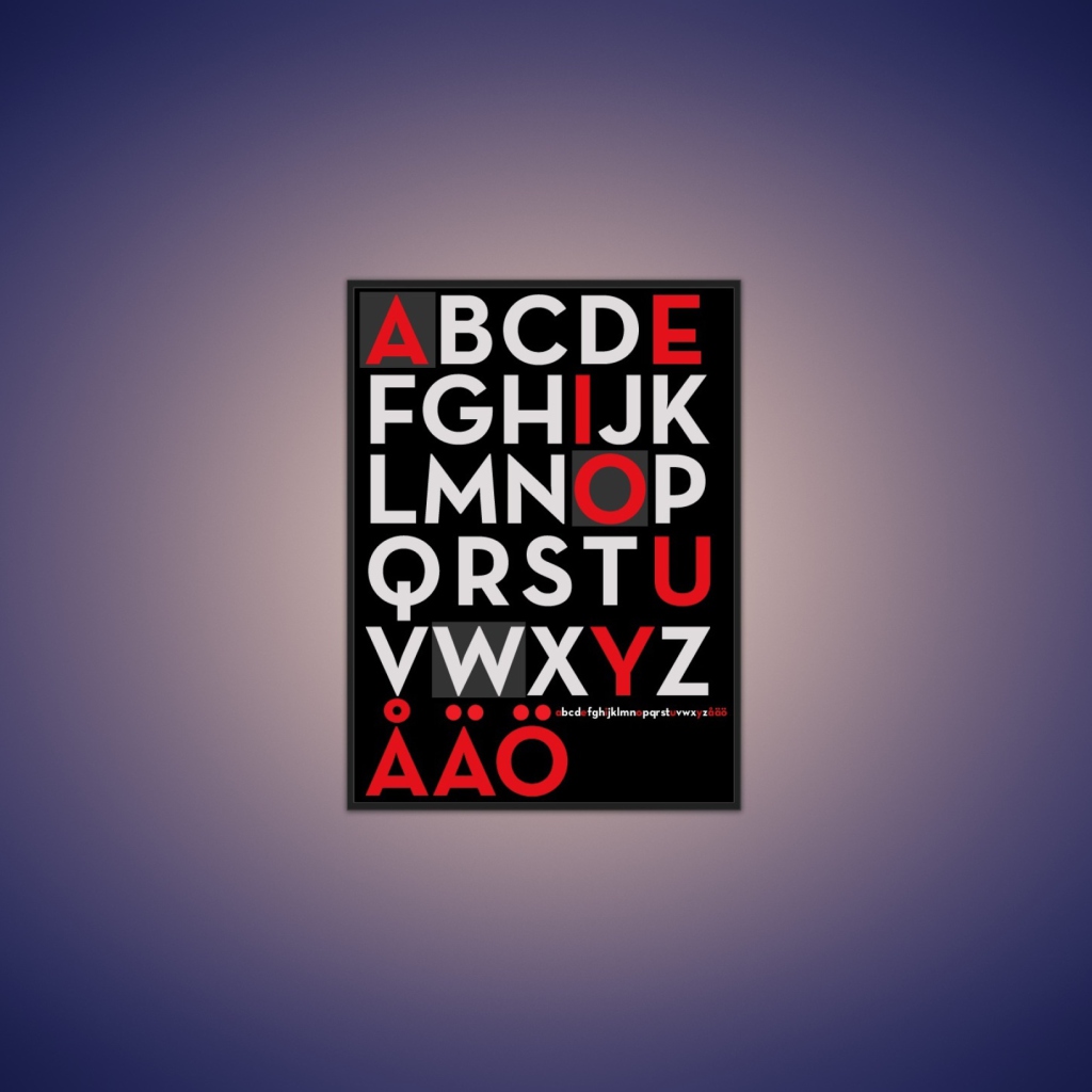 Alphabet wallpaper 1024x1024