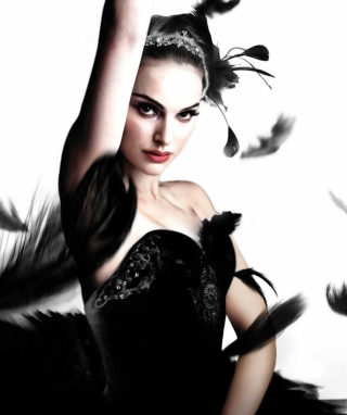Natalie Portman In Black Swan - Obrázkek zdarma pro iPhone 4S
