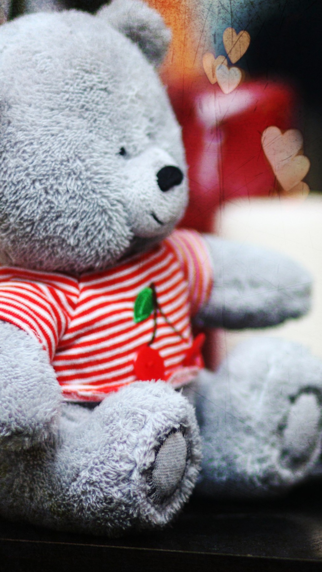 Screenshot №1 pro téma Lovely Grey Teddy Bear 1080x1920