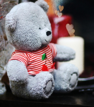 Lovely Grey Teddy Bear - Fondos de pantalla gratis para Huawei G7300