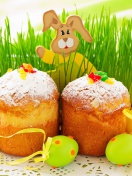 Easter Wish and Eggs wallpaper 132x176