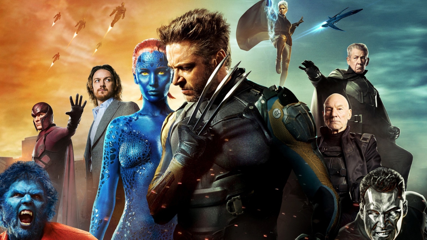 Fondo de pantalla X Men Days Of Future Past Poster 1366x768