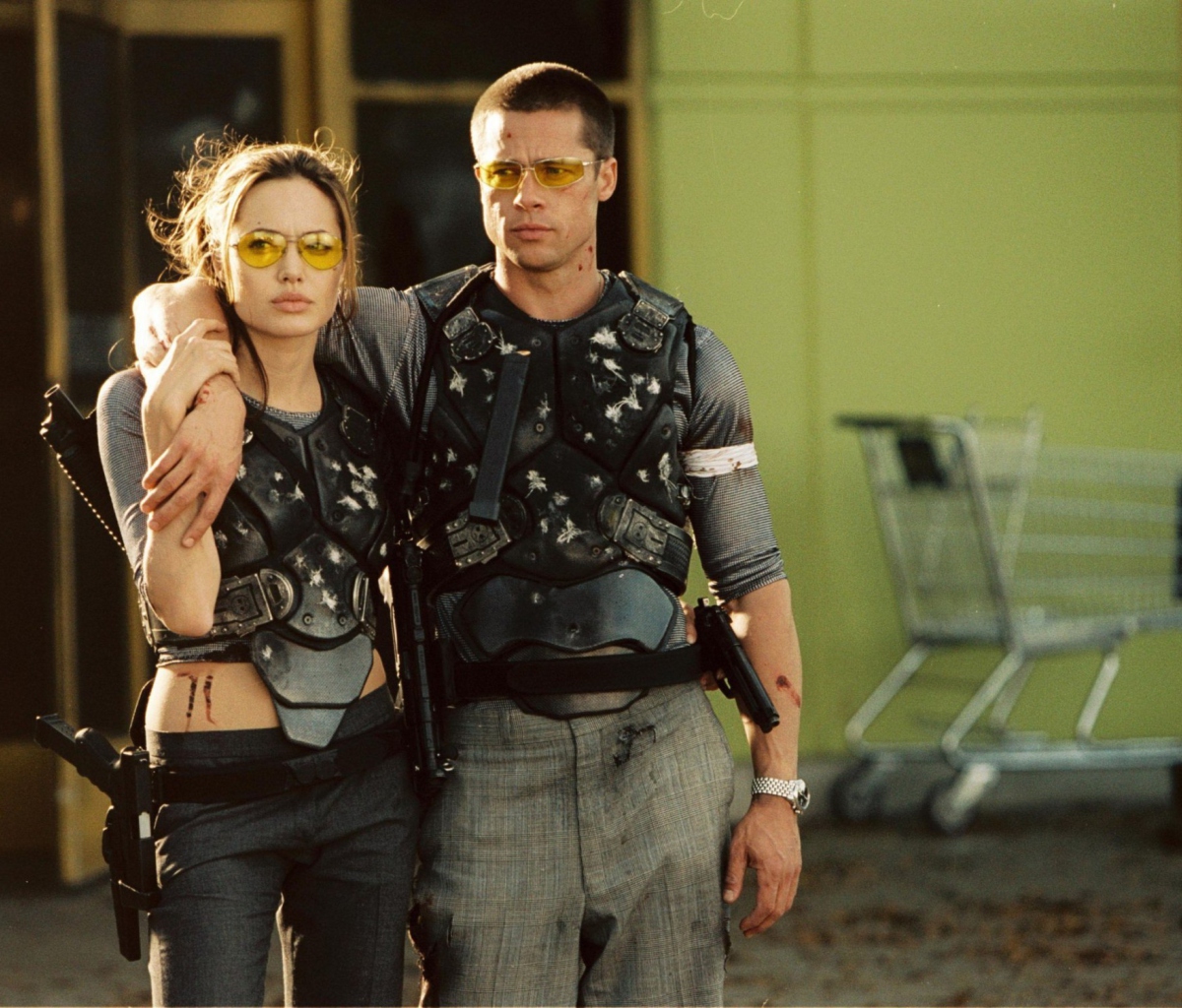 Fondo de pantalla Mr. & Mrs. Smith 1200x1024