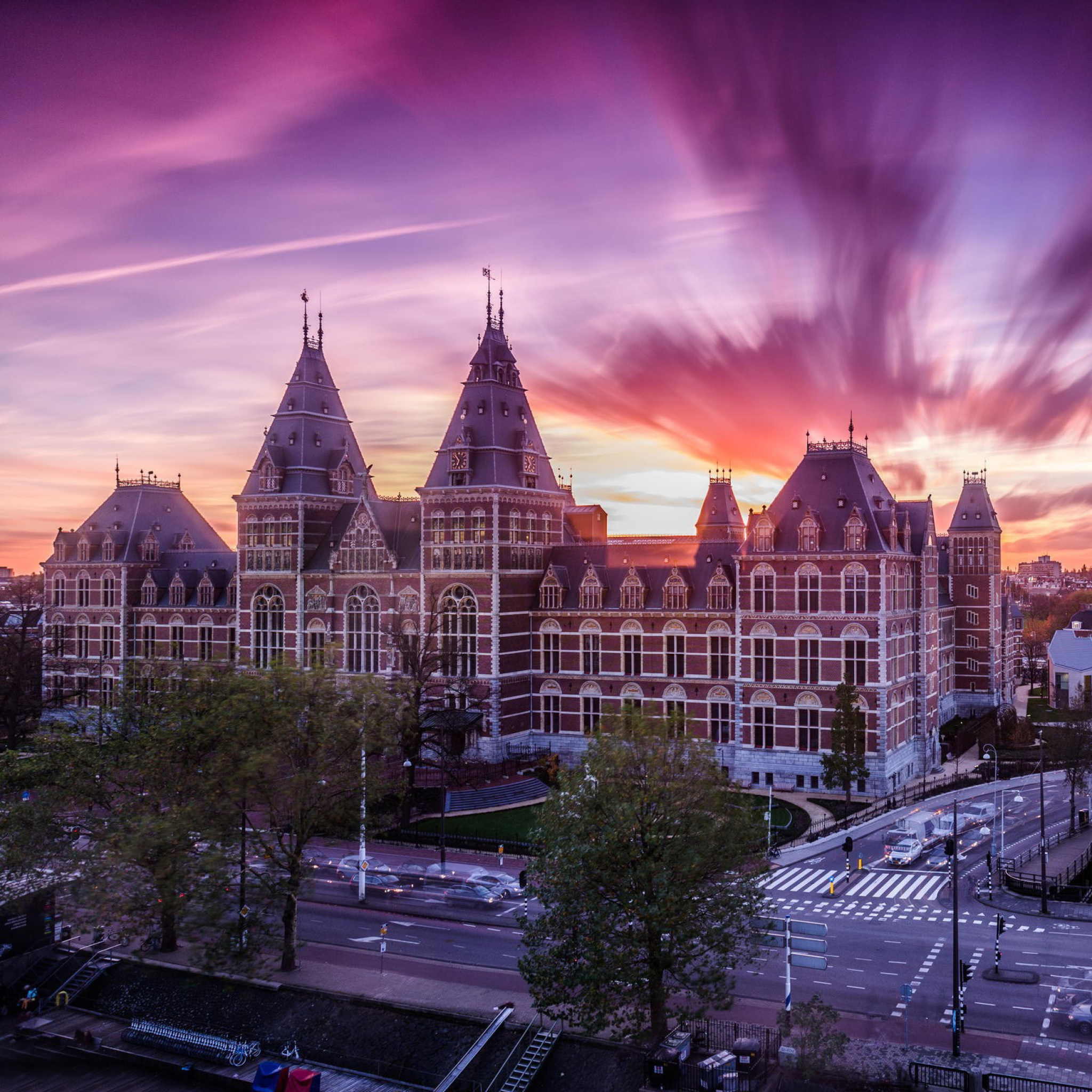 Fondo de pantalla Amsterdam Central Station, Centraal Station 2048x2048